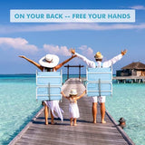 3 in 1 Women Comfort Backpack Beach Tanning Lounge Chair with Cushion Face Hole Softer Padded Adjustable Washable, Folding Layout Sun Chair for Adults Outside Reading Sunbathing Poolside, 6 Position