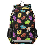 Meocouoe Kids Doughnut Backpack for Boys Girls Schoolbag Children Teens Elementary Middle School Bags Lightweight Student Bookbag