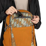 Osprey Flare Commuter Laptop Backpack, Kazuma Print/Toffee Orange