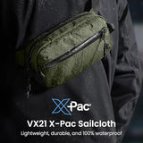 tomtoc 3.5L X-Pac Sling Bag with RFID Blocking Crossbody Pack for Men Women