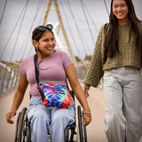 JanSport Central Adaptive Accessory Bag – Wheelchair & Walker Compatible, Versatile Carry Options, Tuck-Away Adjustable Loops, SaniStash Pocket for Easy Access, Bad Bows