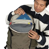 Osprey Axis Laptop Backpack - Everyday Bag with Laptop Sleeve & Bottle Pockets for College, Commute, & Travel, Earl Grey
