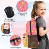 GzLeyigou Daypack Backpacks 16 Inch Bookbags for Students, Ice Cream School Backpack Laptop Shoulder Bag Daypack for Travel Hiking Camping, Casual Daypack for Girls Boys Women Men