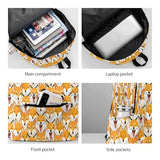 Guiteinyi Fox Backpack Large Capacity Cute Kids Bag School Casual Backpacks For Children Boys Girls School College