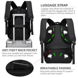 Liokesa Laptop Backpack for Men Women, School Backpacks for Boys Girls,Water Resistant Black Backpack 15.6 Inch College Bookbag Daypack