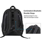 Heavy Duty Mesh Backpack, See Through College Backpack, Reflective Design