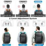 RoyalAnt Large Rolling Backpack for Women&Men, 50L Travel Backpack with Wheels, Wheeled Backpack with USB C Port,TSA Lock Carry On for Travel, College, Teacher