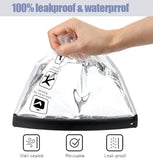 5Pcs TSA Approved Toiletry Bag-Quart Size Travel Bag for EU UK & US Carry-on Regulations Security, Quart Clear Toiletries, Cosmetic and 3-1-1 Liquids Toiletry Bag (Waterproof & Leakproof)