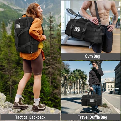 Gym Bags for Men Women, Carry On Luggage 22x14x9 Airline Approved, Tac –