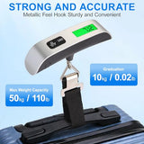 QIHATR Luggage Scale, 110lb Luggage Weight Scale for Travel,Backlit LCD