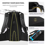 Unigear Ski Backpack, 22L Snowboard Travel Backpack 900D Polyester Waterproof Backpack for Snowboard, Ski, Camping, Hiking (Black)