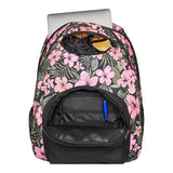Roxy Women's Shadow Swell Backpack | Travel | Everyday Carry | Work | Gym | 21L | Recycled Polyester, Anthracite Fearless Floral