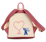 Loungefly Disney Lilo and Stitch Chef Stitch Angel Cake Mini Backpack Womens Sprinkles Hearts Bag