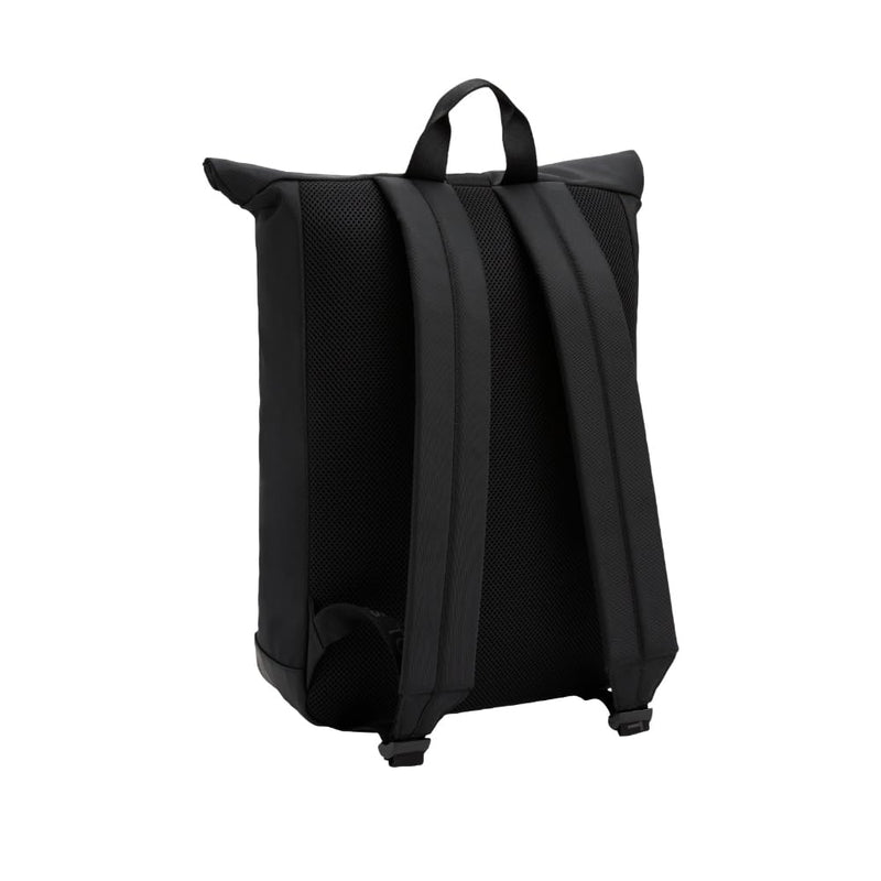 Tommy Jeans Mens Essential Daily Rolltop Backpack, Black