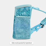 Igloo Print Essentials Insulated Backpack Cooler | 18 Can Capacity | Palm Sea Mist