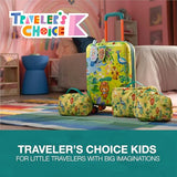Traveler's Choice Kids JoJo the Bear's Travel Adventure, Jungle, 20-Inch Carry-On