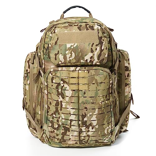 MT Military 3Day Rucksack with External Frame MOLLE Army Medium Ruck, Assault Backpack