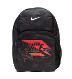 Nike 3 Brand Graphic Print Backpack – Black/Red – One Size (30L)