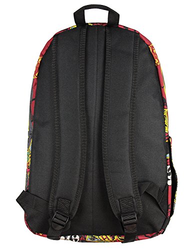 Harry Potter Hogwarts of Witchcraft and Wizardry Alumni Patch Gryffindor Allover Print Backpack Book Bag
