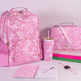Lilly Pulitzer Large Backpack with Pockets, Adjustable Straps and Top Handle, Bookbag for Work and Travel