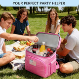 Goloni 40L Insulated Cooler Backpack, Leakproof Lightweight Soft-Sided Cooler with Cooler Compartment, Waterproof Lunch Backpack for Men & Women, Ideal for Camping, Picnic, Beach,Outdoor Adventures