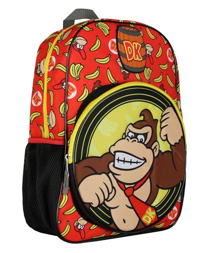 Bioworld Nintendo Donkey Kong Backpack Gone Bananas 16" Video Game Backpack