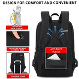 MAXTOP Laptop Backpack Bookbag Backpack Business Anti-theft Backpacks[Water Resistant] Work College Business Travel Computer Backpack for Men Women Fits up to 17" Notebook