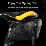 Tongha Bicycle Seat Bag Water Proof,Bike Pack under Seat,Bike tail Large Capacity Saddle Bag,Wedge Saddle Bag for Bike,Cycling Accessories