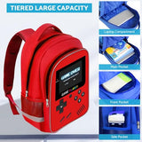 TILYTADLY School Backpack for Boys - Gamer Boys Backpack for Kids Children Teens Elementary Middle School - Students Bag for Ages 6-18,17″ Video Video Game Bookbag Travel Back Pack