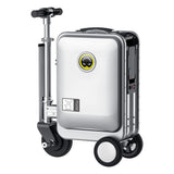 Airwheel SE3S Smart Rideable Suitcase Electric Luggage Scooter For Travel (silver)