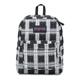 JanSport Superbreak Backpack- Sale Colors (Black Arcade Plaid)