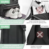 Arcoyard Tennis Bag, Large Tennis Bags For Women, Tennis Backpack with Ventilated Shoe Compartment and Insulated Pocket, Hold 2 Tennis Pickleball Rackets, Tennis Pickleball Balls and More (black)