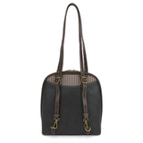 CHALA Convertible Backpack Purse - Women Convertible Shoulder Purse with Adjustable Strap - Dragonfly - Black