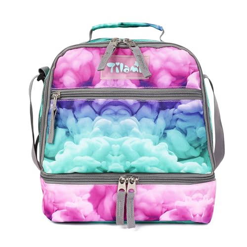Tilami Lunch Bags Insulated Adjustable Strap Zipper, Water-Resistant Cooler Bags, Bento Bags for Kids Toddlers