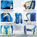Azarxis Hydration Running Vest Backpack Pack 5.5L for Women and Men Jogging Trail Race Marathon Cycling Hiking (Rose Red Backpack Only)