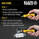 Klein Tools 80113 Tradesmen Backpack Kit with 39-Pocket Tradesman Pro Tool Backpack and Non-Contact Voltage Tester Pen, 2-Piece