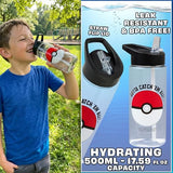 Get Trend Pokemon Boys Backpack and Water Bottle, 2 Piece Set