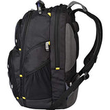 Targus Drifter II Laptop Backpack, Black/Gray – Backpack for Men for Business and Travel, Durable Water-Resistant Material, Fits up to 17" Laptops (TSB239US)