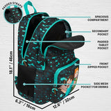 Get Trend Minecraft Kids Backpack for Boys, Adjustable Padded Straps, 18 in