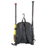 Rawlings | SAVAGE Backpack Equipment Bag | T-Ball / Baseball / Softball | Black/Royal