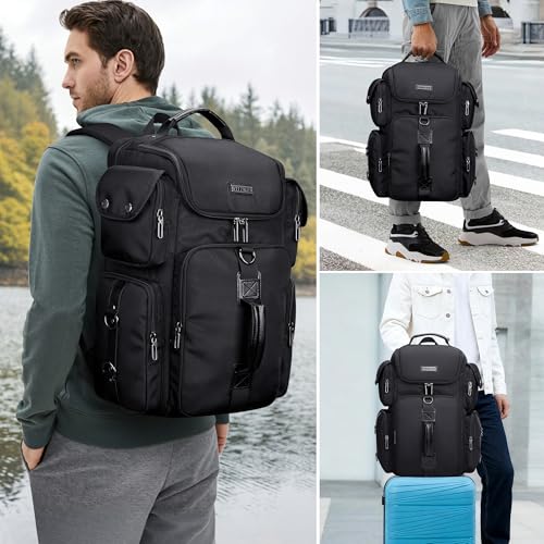 WITZMAN Travel Backpack for Men Carry-on Laptop Backpack