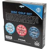 Dynamic Discs Trooper Disc Golf Backpack Starter Set | Prime Disc Golf Set of 3 – Judge, Truth & Escape | Prime Burst Base Plastic | Ideal for Beginners & Recreational Players (Black)