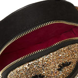 Betsey Johnson Women's What S The Buzz Crossbody Backpack, Black-honey Bee, One Size US