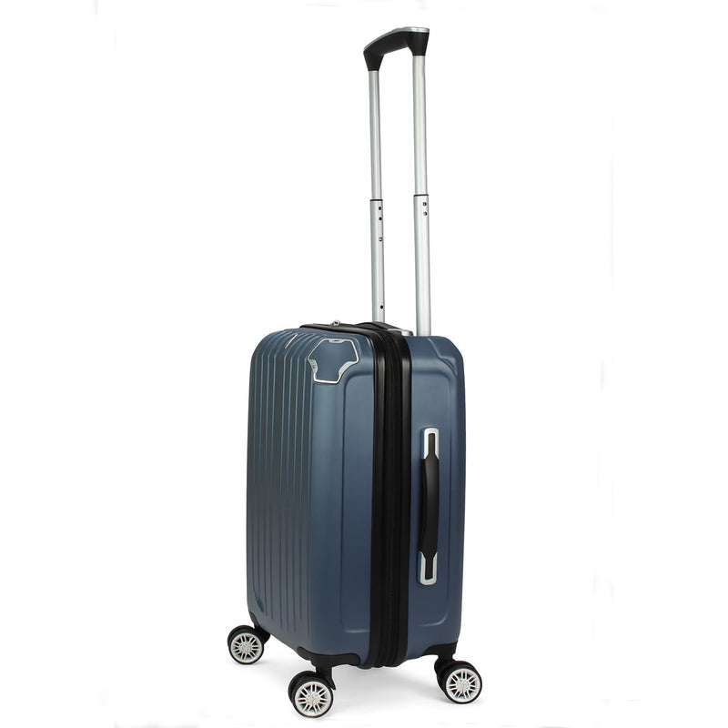 World Traveler Dejuno Beaumont Lightweight Hardside Expandable Spinner Luggage, Blue, 3-Piece Set(20in,26in,30in)