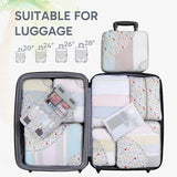 OlarHike 10 Set Packing Cubes for Travel, Gifts for Women Mom,Anti-Tearing Suitcase Organizer with Over-1000 pack Mesh Holes, Vacation Essentials & Accessories for Cruise Ship