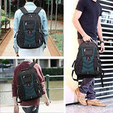 NEWHEY Laptop Backpack 17 Inch Business Travel Backpacks for Men Women Extra Large Waterproof TSA Anti Theft College Bookbags with USB Charging Port 17.3 Gaming Computer Backpack 45L, Blue
