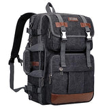 WITZMAN Canvas Backpack Large Carry On Travel Backpack Fit 18 inch Laptop for Men Women Sling Bag Convertible Crossbody Vintage Chest Bag