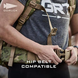 GORUCK Rucker 4.0 15L Black - Purpose Built Rucking Backpack, Military Weight Training Rucksack w/Ruck Plate Pocket and Extra Padded Straps