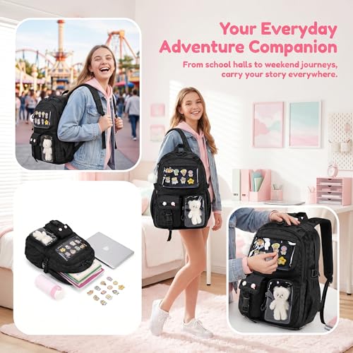 Jumpopack Backpack for Girls School Backpack for Kids Girls Backpack with Lunch Box,Kid Bookbag School Bag for Elementary,Leopard Ita Bag