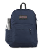 JanSport SuperBreak Plus Backpack with Padded 15-inch Laptop Sleeve and Integrated Bottle Pocket - Spacious and Durable Daypack for Work and Travel - Navy
